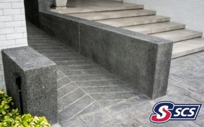 Rock New Concrete Outside Your Workplace